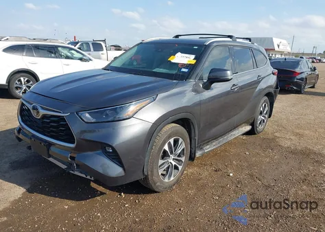 2022 Toyota Highlander Xle from USA, damaged, VIN 5TDGZRAH5NS554538